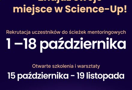 Zachęcamy do udziału w IV edycji Science-Up!