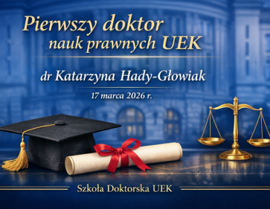 Pierwsze nadanie stopnia doktora w dyscyplinie nauki prawne na Uniwersytecie Ekonomicznym w Krakowie