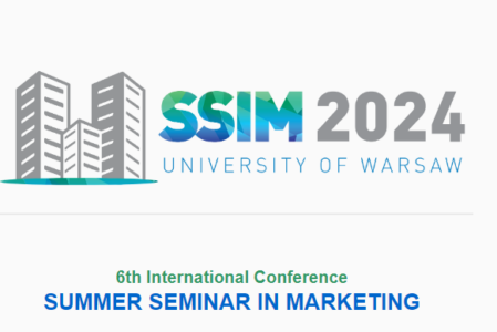 6th Summer Seminar in Marketing – Hybrid Conference at University of Warsaw, June 2024