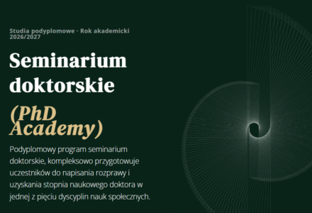 Seminarium doktorskie (PhD Academy) – studia podyplomowe
